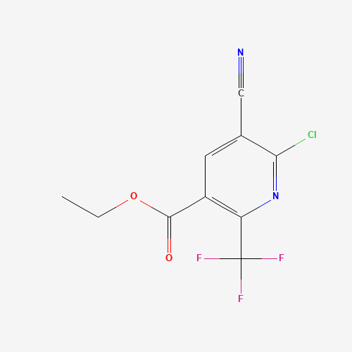 Ethyl 6-chloro-5-cyano-2-(trifluoromethyl)nicotinate