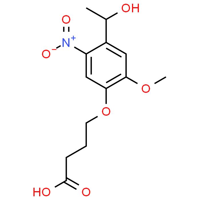 4-(4-(1-Hydroxyethyl)-2-methoxy-5-nitrophenoxy)butanoic acid