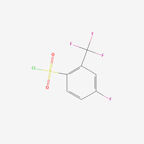 4-Fluoro-2-(trifluoromethyl)benzene-1-sulfonyl chloride