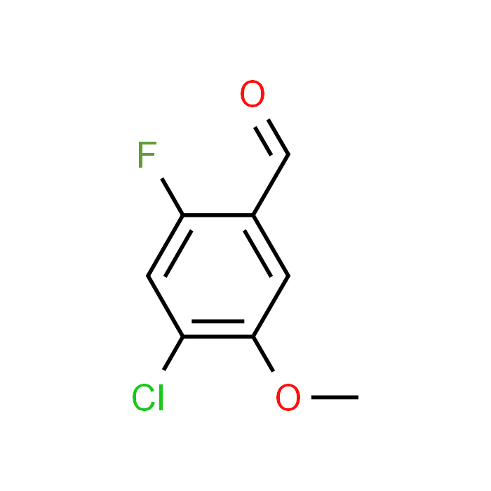4-Chloro-2-fluoro-5-methoxybenzaldehyde