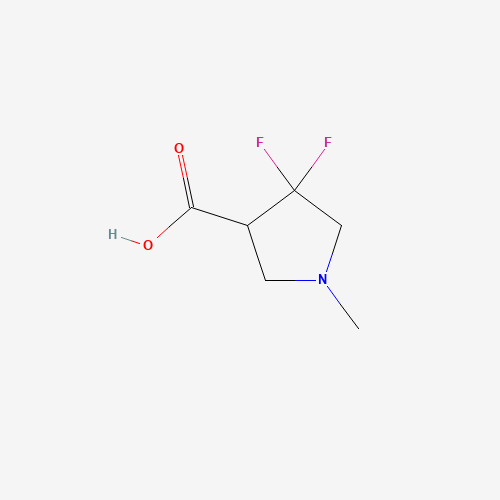 4,4-Difluoro-1-methylpyrrolidine-3-carboxylic acid
