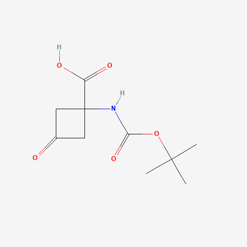 1-((tert-Butoxycarbonyl)amino)-3-oxocyclobutane-1-carboxylic acid