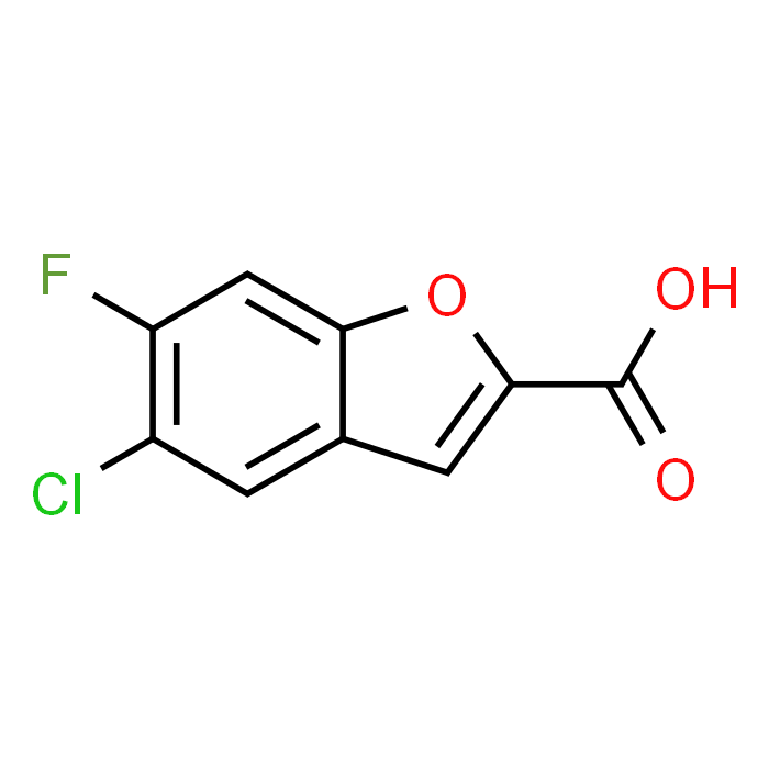 5-Chloro-6-fluoro-1-benzofuran-2-carboxylic acid