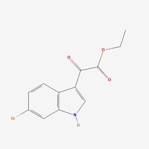1H-Indole-3-acetic acid, 6-bromo-alpha-oxo-, ethyl ester