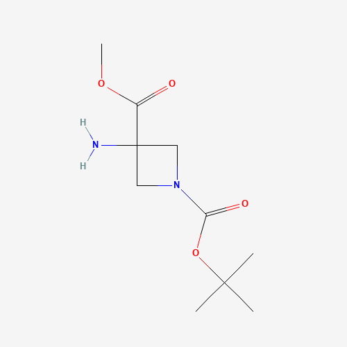 1-tert-Butyl 3-methyl 3-aminoazetidine-1,3-dicarboxylate