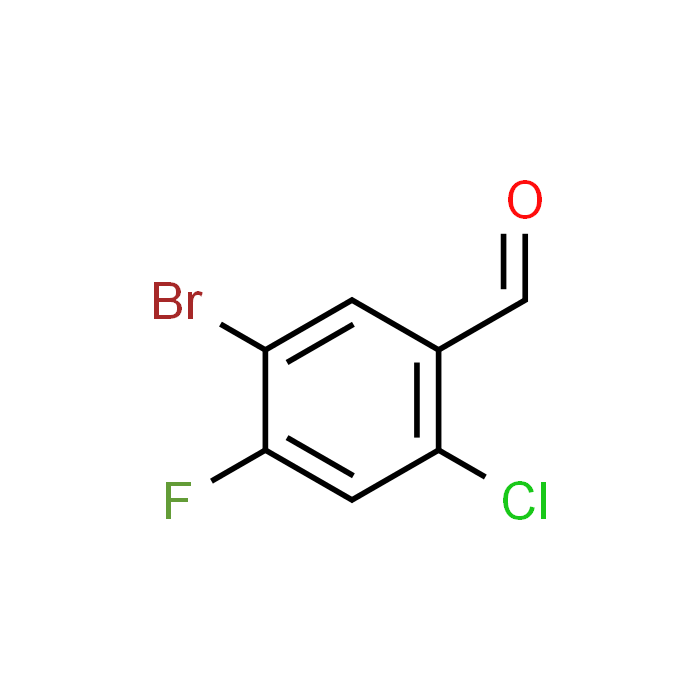 5-Bromo-2-chloro-4-fluorobenzaldehyde