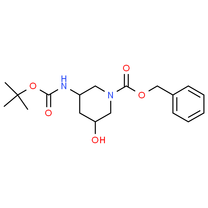 Benzyl 3-((tert-butoxycarbonyl)amino)-5-hydroxypiperidine-1-carboxylate