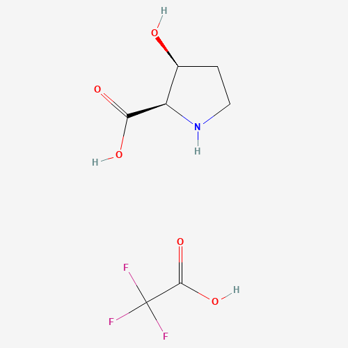 (2R,3S)-rel-3-Hydroxypyrrolidine-2-carboxylic acid compound with 2,2,2-trifluoroacetic acid (1:1)