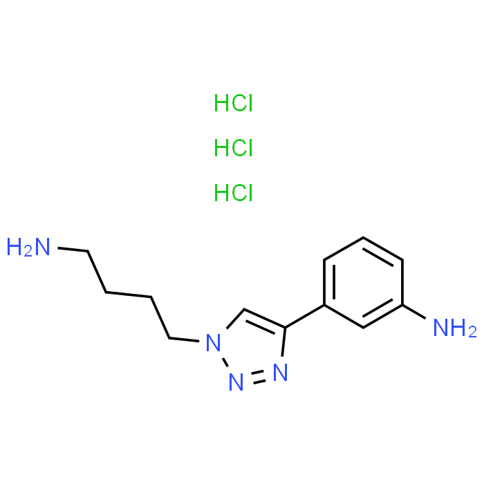3-(1-(4-Aminobutyl)-1H-1,2,3-triazol-4-yl)aniline trihydrochloride