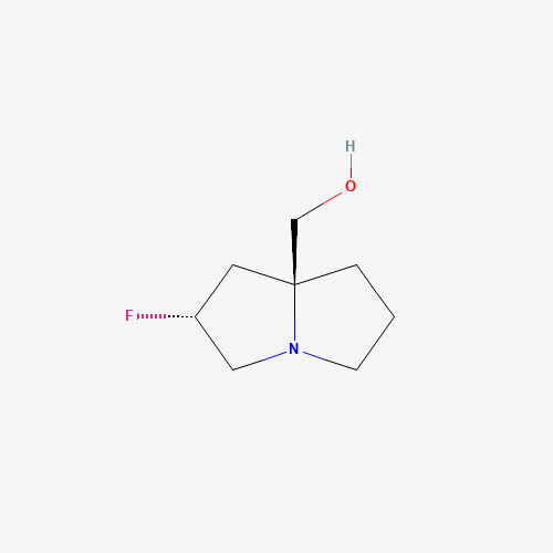 rel-((2R,7aS)-2-Fluorohexahydro-1H-pyrrolizin-7a-yl)methanol