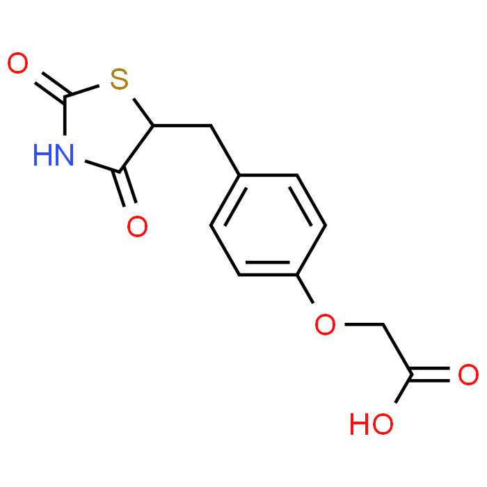 2-(4-((2,4-Dioxothiazolidin-5-yl)methyl)phenoxy)acetic acid