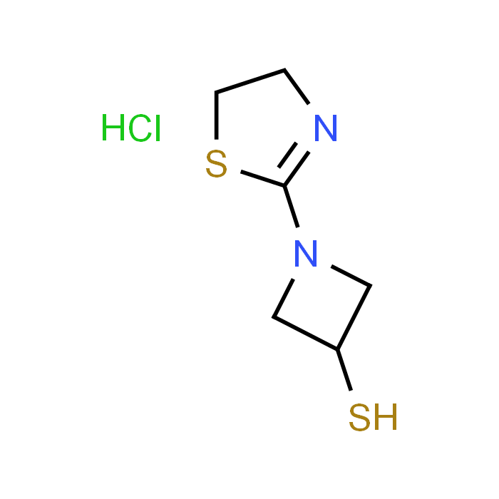 1-(4,5-Dihydrothiazol-2-yl)azetidine-3-thiol hydrochloride