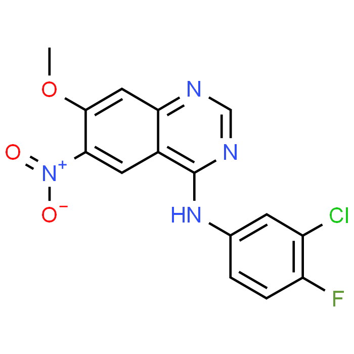 N-(3-Chloro-4-fluorophenyl)-7-methoxy-6-nitroquinazolin-4-amine