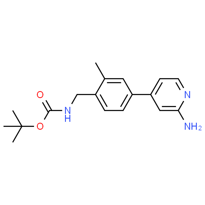 tert-Butyl (4-(2-aminopyridin-4-yl)-2-methylbenzyl)carbamate