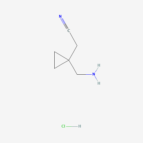 2-(1-(Aminomethyl)cyclopropyl)acetonitrile hydrochloride