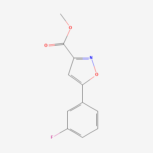 Methyl 5-(3-fluorophenyl)-1,2-oxazole-3-carboxylate