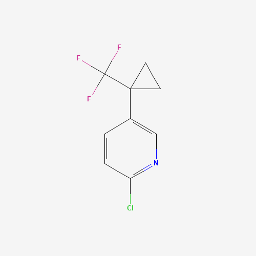 2-Chloro-5-(1-(trifluoromethyl)cyclopropyl)pyridine