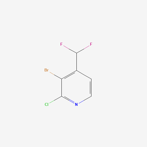 3-Bromo-2-chloro-4-(difluoromethyl)pyridine