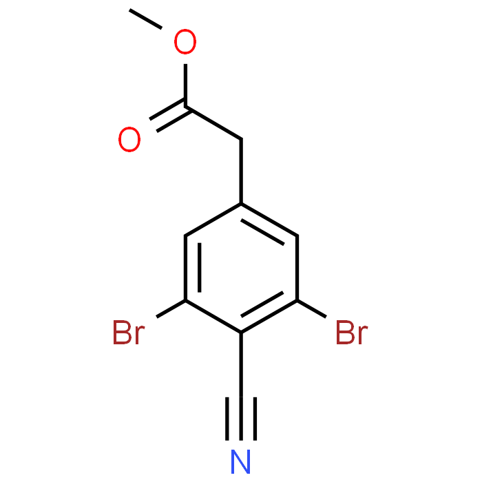 Methyl 2-(3,5-dibromo-4-cyanophenyl)acetate