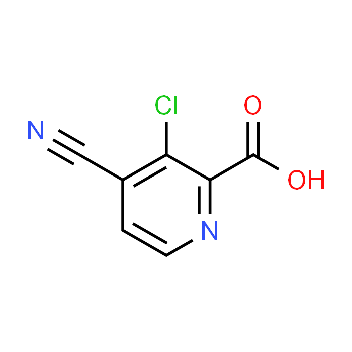 3-Chloro-4-cyanopicolinic acid