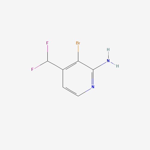 3-Bromo-4-(difluoromethyl)pyridin-2-amine