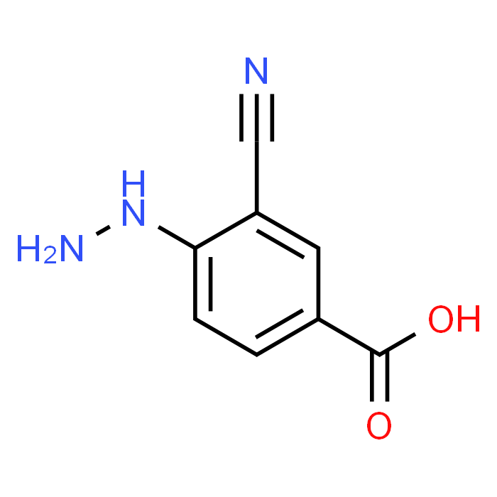 3-Cyano-4-hydrazinylbenzoic acid