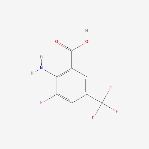 2-Amino-3-fluoro-5-(trifluoromethyl)benzoic acid