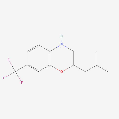 2H-1,4-benzoxazine, 3,4-dihydro-2-(2-methylpropyl)-7-(trifluoromethyl)-