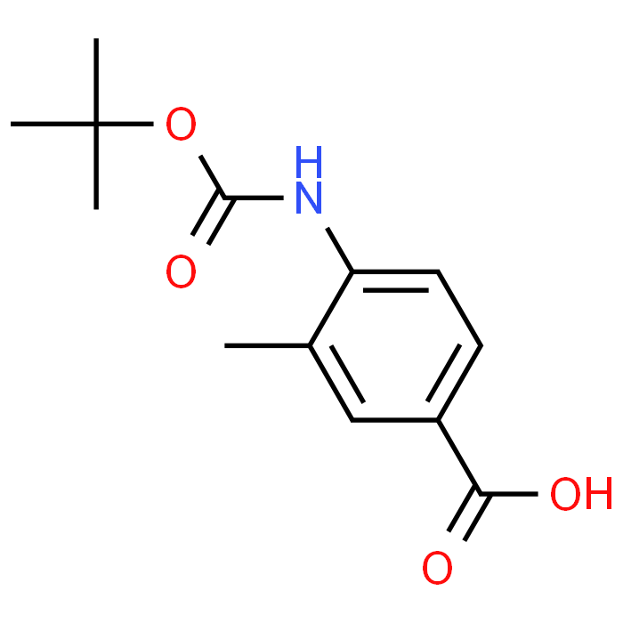 4-((tert-Butoxycarbonyl)amino)-3-methylbenzoic acid