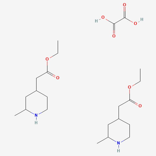 Ethyl 2-(2-methylpiperidin-4-yl)acetate oxalate(2:1)