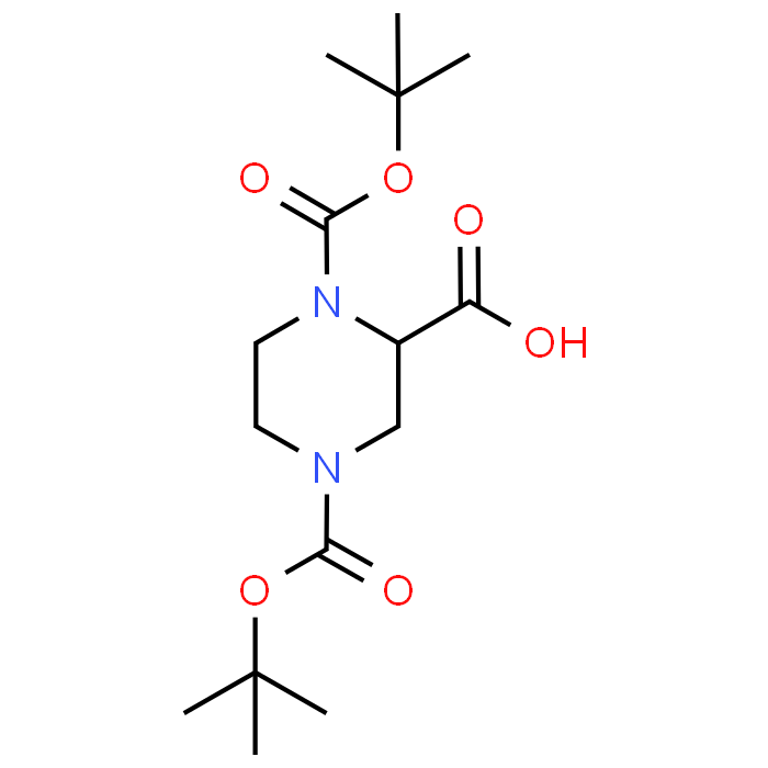 1,4-Di-Boc-piperazine-2-carboxylic acid