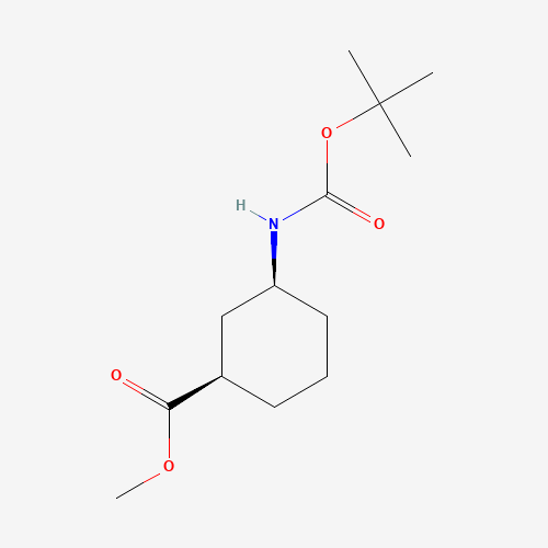 Methyl (1R,3S)-3-((tert-butoxycarbonyl)amino)cyclohexane-1-carboxylate