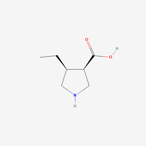 (3R,4S)-4-Ethylpyrrolidine-3-carboxylic acid