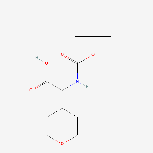 2-((tert-Butoxycarbonyl)amino)-2-(tetrahydro-2H-pyran-4-yl)acetic acid