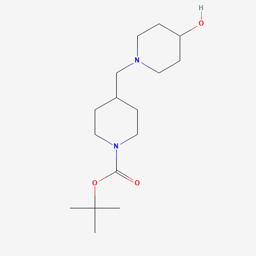 tert-Butyl 4-((4-hydroxypiperidin-1-yl)methyl)piperidine-1-carboxylate