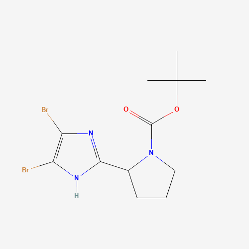 tert-Butyl 2-(4,5-dibromo-1H-imidazol-2-yl)pyrrolidine-1-carboxylate