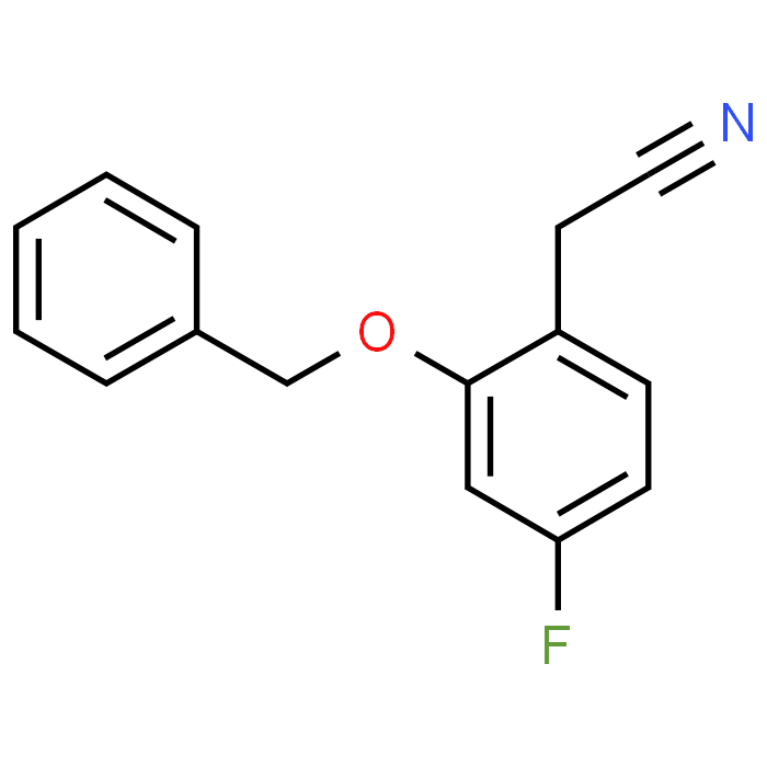 2-(2-(Benzyloxy)-4-fluorophenyl)acetonitrile