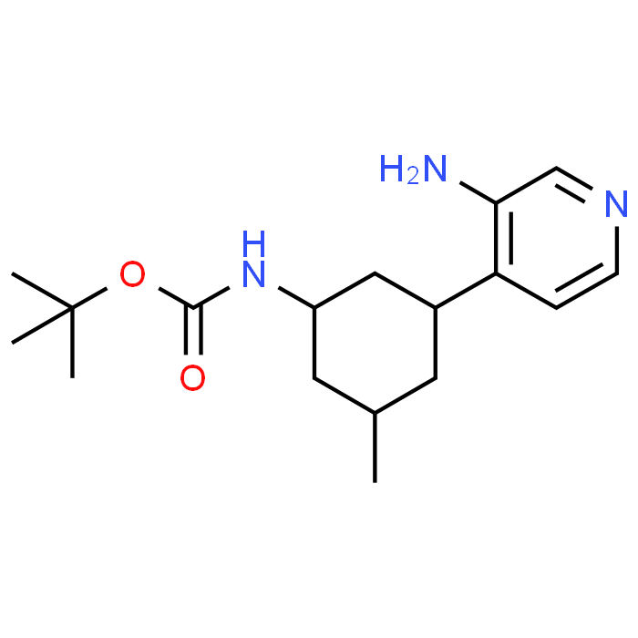 tert-Butyl (3-(3-aminopyridin-4-yl)-5-methylcyclohexyl)carbamate