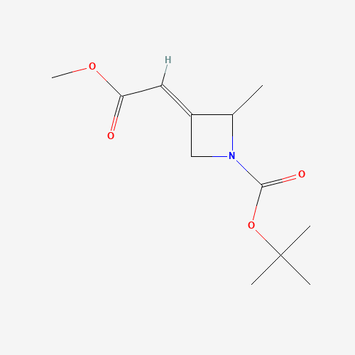 tert-Butyl 3-(2-methoxy-2-oxoethylidene)-2-methylazetidine-1-carboxylate