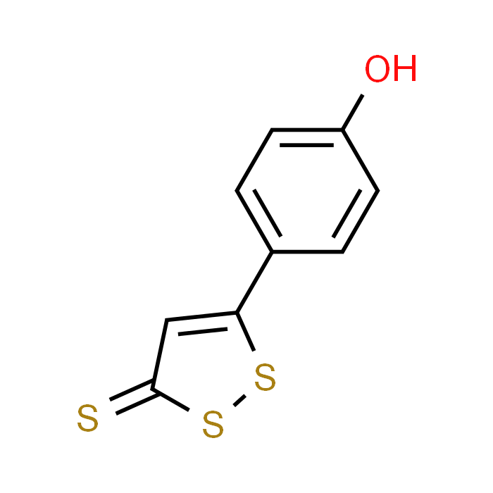 5-(4-Hydroxyphenyl)-3H-1,2-dithiole-3-thione