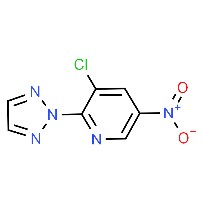 3-Chloro-5-nitro-2-(2H-1,2,3-triazol-2-yl)pyridine