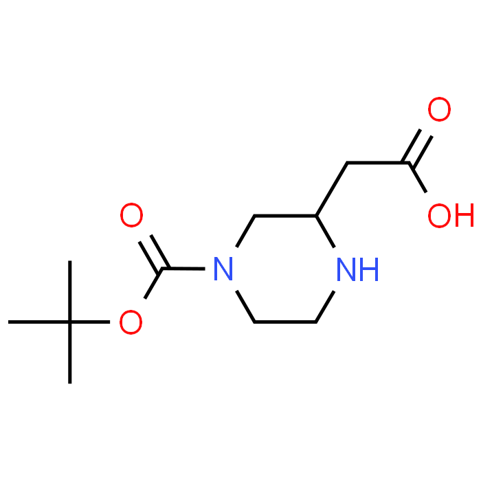 2-(4-(tert-Butoxycarbonyl)piperazin-2-yl)acetic acid