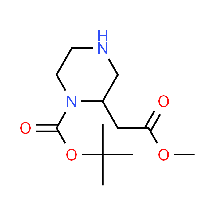 tert-Butyl 2-(2-methoxy-2-oxoethyl)piperazine-1-carboxylate