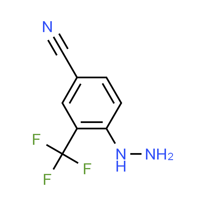4-Hydrazinyl-3-(trifluoromethyl)benzonitrile
