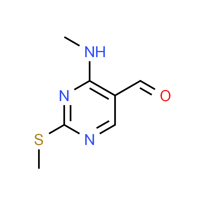 4-(Methylamino)-2-(methylthio)pyrimidine-5-carboxaldehyde