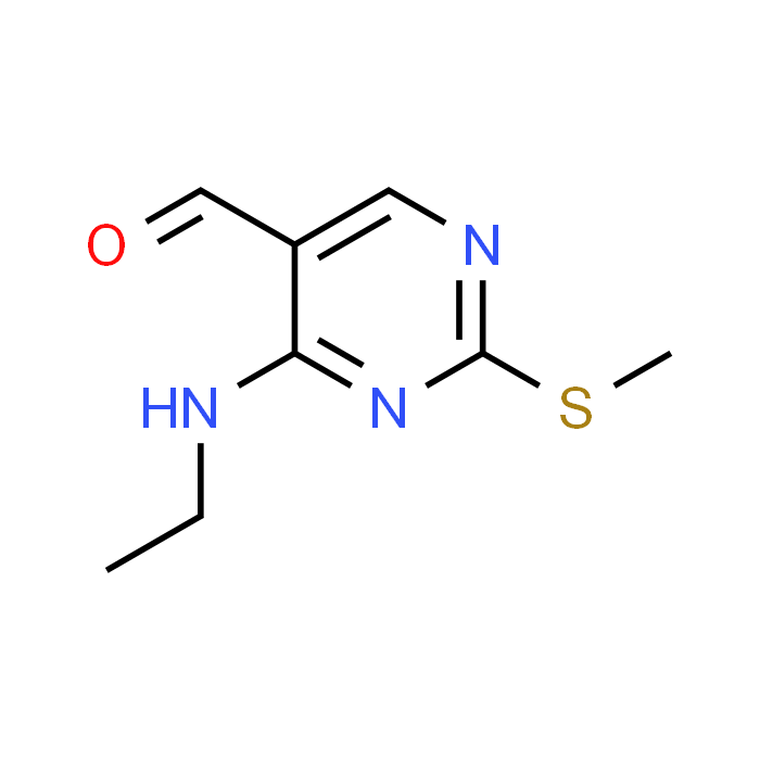4-(Ethylamino)-2-(methylthio)pyrimidine-5-carbaldehyde
