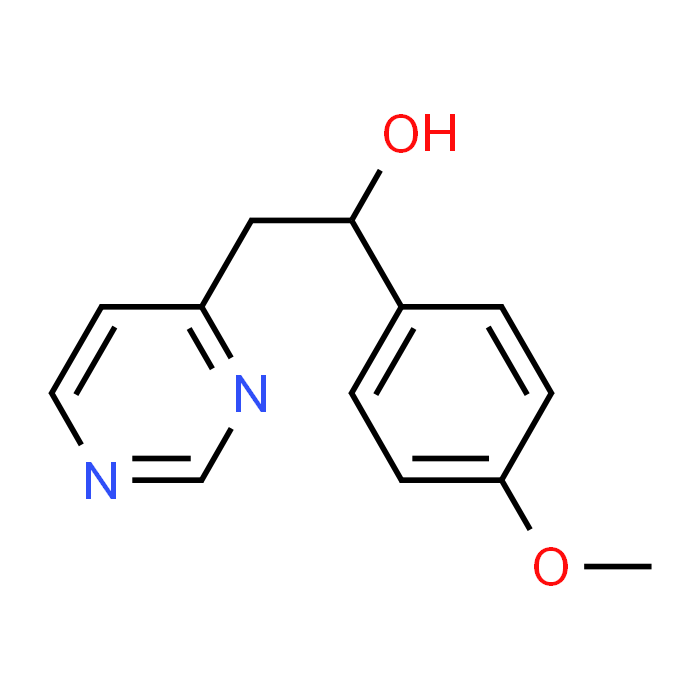 1-(4-Methoxyphenyl)-2-(pyrimidin-4-yl)ethanol