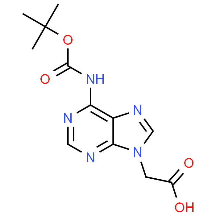 2-(6-((tert-Butoxycarbonyl)amino)-9H-purin-9-yl)acetic acid