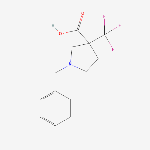 1-Benzyl-3-(trifluoromethyl)pyrrolidine-3-carboxylic acid