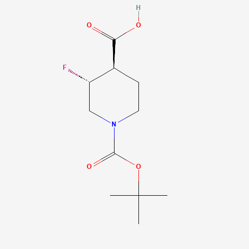 (3R,4R)-1-(tert-Butoxycarbonyl)-3-fluoropiperidine-4-carboxylic acid